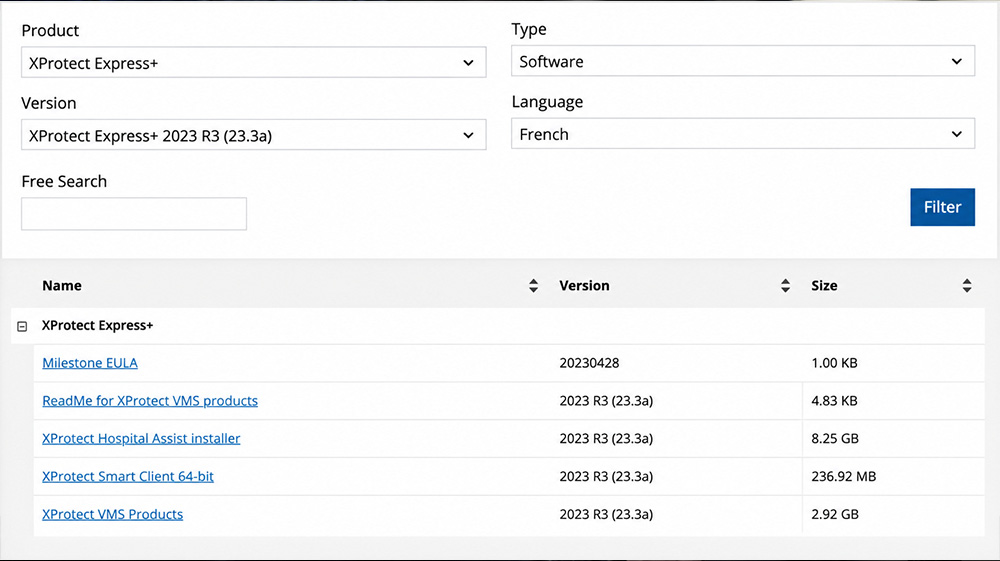 Install Milestone Software
